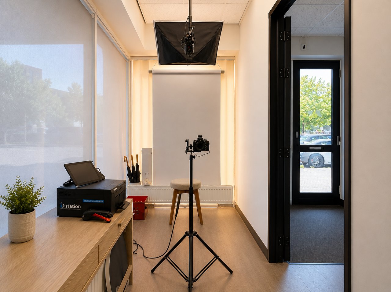 Pasfoto's maken in onze studio in Almelo